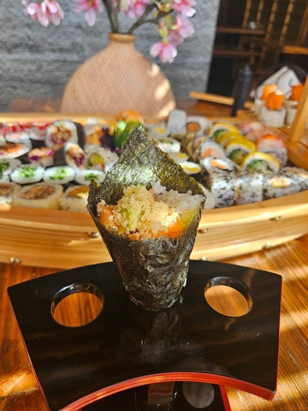 Salmon Temaki at RAYU